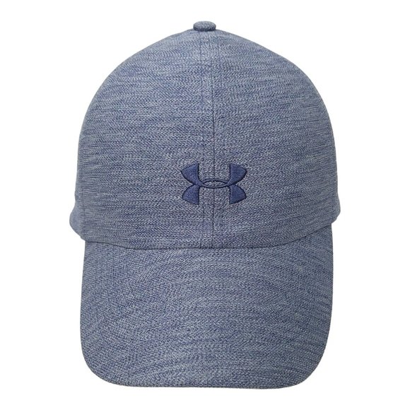 Under Armour Free Fit Tuck Strap Blue Cap Baseball Golf Running Tennis Hat - Picture 1 of 12
